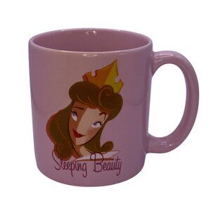 Disney Sleeping Beauty Ceramic Mug Pink Princess Design‎ "Royal Treatment"